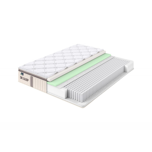 Пружинный матрас DS Pillowtop Real Latex 120 x 200