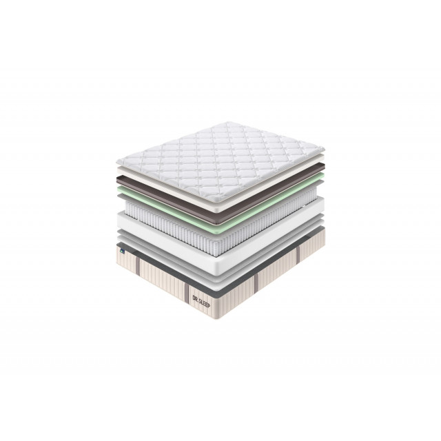 Пружинный матрас DS Pillowtop Real Latex 120 x 200